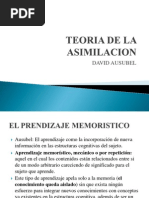 Teoria de La Asimilacion