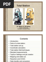 Total Station: Dr. Maher A. El-Hallaq