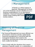 Financial Management, Scope, Objectives and Types of Finances