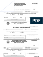 FORM-Undergraduate Advance Placement Exam APE 2013