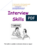 Interview Skills: Gwasanaeth Gyrfaoedd A Chyflogadwyedd Careers & Employability Service