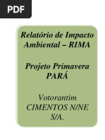 RIMA Projeto Primavera para Votorantim