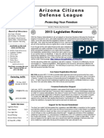 Arizona Citizens Defense League May 2013 News Letter Volume 2013, Issue 2