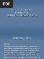 Seismic and Petrophysics