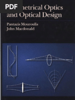 Geometrical Optics and Optical Design