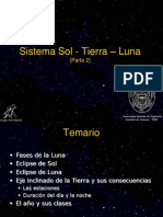 Sistema Sol, Tierra, Luna