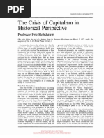 Eric Hobsbawm - The Crisis of Capitalism in Historical Perspective