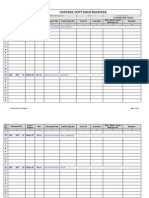 Control Copy Issue Register