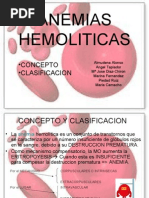 Diapositivas ANEMIAS HEMOLITICAS