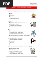 H&S Quiz Answers