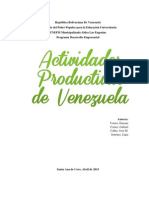 Actividades Economicas de Venezuela