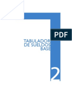 Tabulador de Sueldos Base