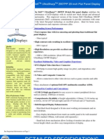 Dell UltraSharp 2007FP Monitor Spec Sheet