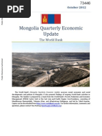 Mongolia Economic Report - October 2012