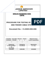 Procedure For Testing of Antenna and Feeder Cable System - Bird Top