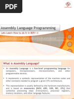 Assembly Language Programming: Lets Learn How To Do It in 8051 !!