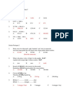 Soalan Kuiz Matematik Tahun 5