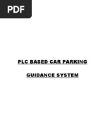 PLC Based Car Parking Guidance System