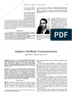 Adaptive Feedback Communications