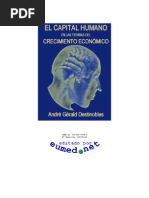 Andre Destinobles-El Capital Humano en Las Teorias Del Crecimiento Economico