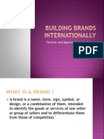 Building Brands Internationally