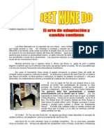 JKD El Arte de La Adaptabilidad y Cambio Continuo PDF