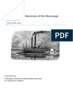 Music and Musicians of The Mississippi Riverbboats