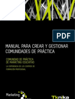 Manual para Crear y Gestionar Comunidades de Práctica