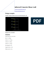 Design of Reinforced Concrete Shear Wall