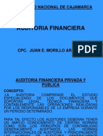 Auditoria Financiera Privada y Publica