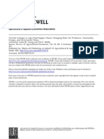 Vertical Linkages in Agri-Food Chains