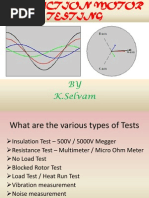 Induction Motor Testing