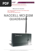 Manual Interface Naccell Quadband