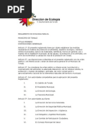 Reglamento de Ecologia para El Municipio de Tonala Jalisco