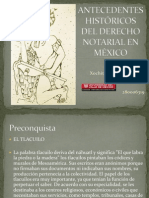 Antecedentes Historicos Del Derecho Notarial en México