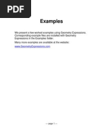 Geometry Expressions Examples