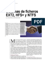 Sistemas de Ficheros EXT2, HFS+ y NTFS