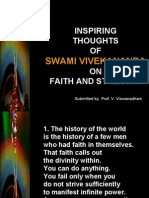 Inspiring Thoughts of Swami Vivekananda On Faith and Strength