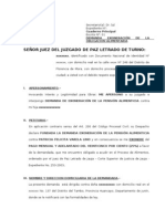 Demanda Exoneracion de Alimentos