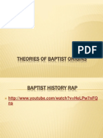 Theories of Baptist Origins