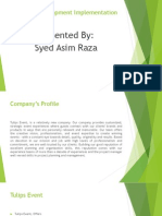 Project Development Implementation: Presented By: Syed Asim Raza