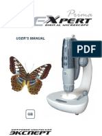 PrimaExpert M100, Microscopio Digital, Manual English