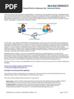 Business Unit Financial Plan