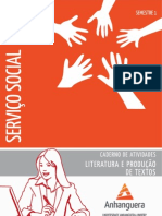 Cead 20131 Servico Social PR - Servico Social - Leitura e Producao de Texto - NR (A2ead166) Caderno de Atividades Impressao Sso Leitura e Producao de Textos