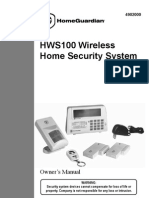 HOME GUARDIAN HWS100 Wireless Home Security System