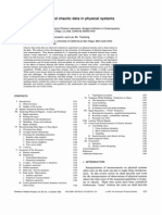 Abarbanel .-. The Analysis of Observed Chaotic Data in Physical Systems