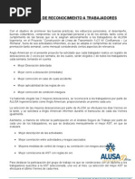 Programa de Reconocimiento A Trabajadores