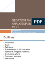 SEDATION and ANALGESIA in The PICU - Bijapur - Dr. Anand Bhutada