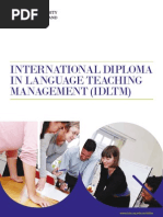 International Diploma in Language Teaching Management (Idltm)