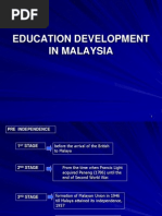 Education Development in Malaysia